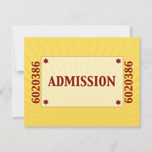 Bat Mitzvah Movie Star UAWG Repcard Gelb Blau RSVP Karte