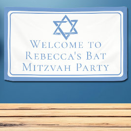 Bat Mitzvah Party Light Blue Star von David Banner