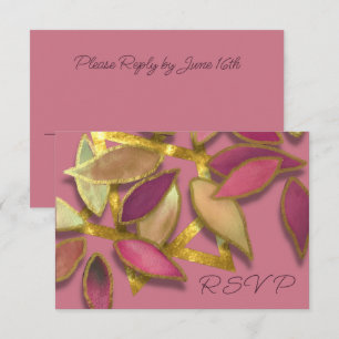 Bat Mitzvah Rose Burgundy Watercolor Petals Star Einladung