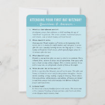 BAT MITZVAH Service Frage und Antwort Rat