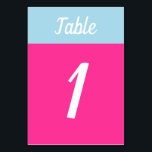 Bat Mitzvah Tischnummer Blockkarten<br><div class="desc">Diese farbenfrohe Tischnummer-Karte ist trendig und lustig,  mit leuchtenden Farben und spielerischem Drehbuch. Anpassen mit dem Vorlagenformular. Greifen Sie auf die erweiterten Menüs zu,  indem Sie "weiter anpassen" auswählen,  wo Sie die Schriftart und das Layout ändern können,  wenn Sie es wünschen.</div>