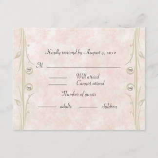 Bat Mitzvah UAWG RSVP Karte