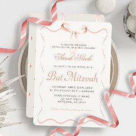 Bat Mitzwa Einladung