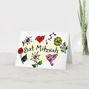 Bat Mitzwa Karte