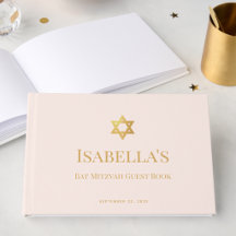 Bat Mitzwa Rosa & Stern von David aus falschem Gol