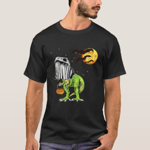 Bat Moon Halloween Kostüm Kinder Dinosaurier T Rex T-Shirt