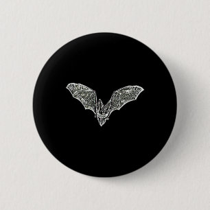 Bat Night Vampire Halloween Wing Flying Mammams Ba Button