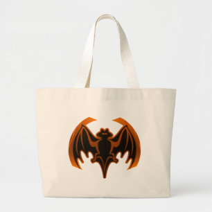 Bat Orange Das MUSEUM Zazzle Geschenke Jumbo Stoffbeutel