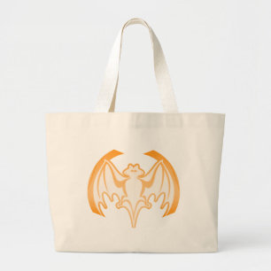 Bat Orange Inv the MUSEUM Zazzle Geschenke Jumbo Stoffbeutel