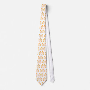 Bat Orange Inv the MUSEUM Zazzle Geschenke Krawatte