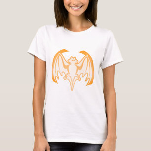 Bat Orange Inv the MUSEUM Zazzle Geschenke T-Shirt