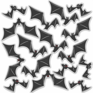 Bat Sticker Vinyl Sticker Set