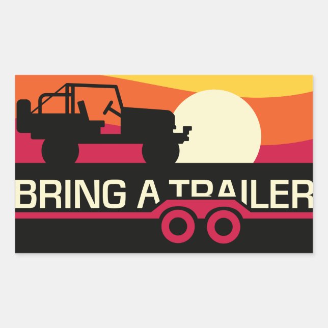 BaT Sunset 4x4 Aufkleber (Vorderseite)