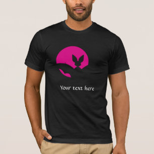 Bat und Mond T-Shirt