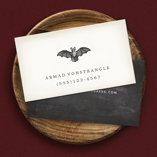 Bat Vampire Calling Card Telefonnummerkarte (Von Creator hochgeladen)
