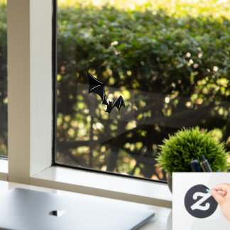 Bat Window Clying v3 Fensteraufkleber