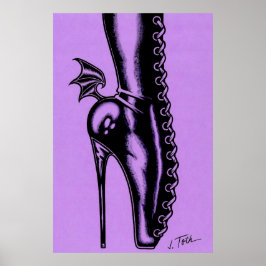 Bat Wing Boot Poster