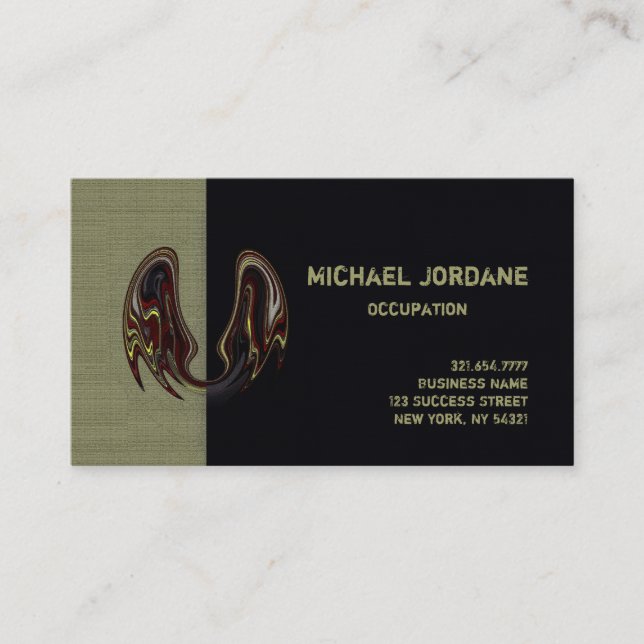 BAT Wings FARBE / PAPIER / FORMULIERUNG - Visitenkarte (Vorderseite)