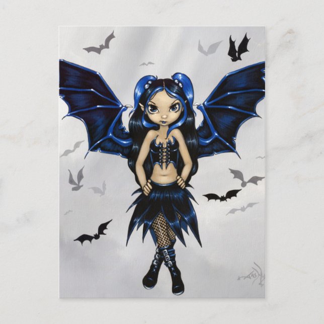 "Bat Wings" Postkarte (Vorderseite)