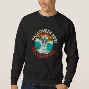 Bat Yellowstone Halloween Sweatshirt