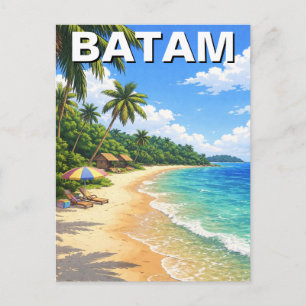 Batam Indonesien Reise Postkarte