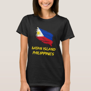 Batan-Insel Philippinen PR Filipino-Heritage-Flagg T-Shirt