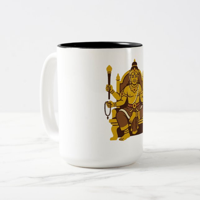 Batara Guru Zweifarbige Tasse (Vorderseite Links)