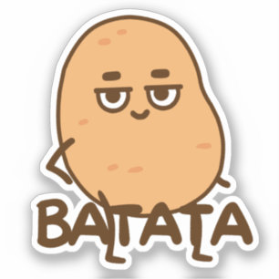 Batata Kartoffel Lustiger Araber Arabisch Aufkleber