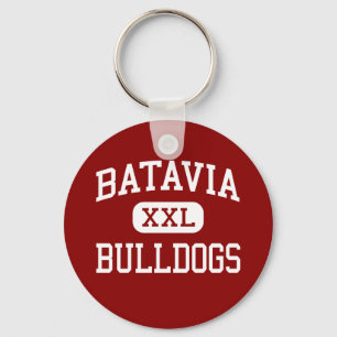 Batavia - Bulldogs - Mittel - Batavia Illinois Schlüsselanhänger