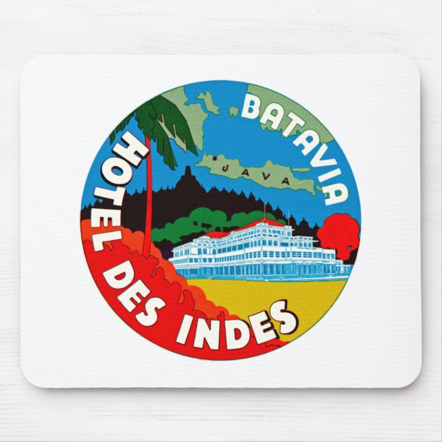 Batavia Hotel Des Indes Mousepad (Vorne)