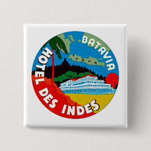 Batavia Hotel Des Indies Button