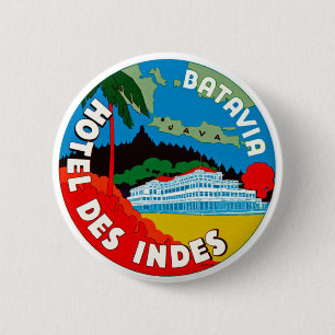 Batavia Hotel Des Indies Button
