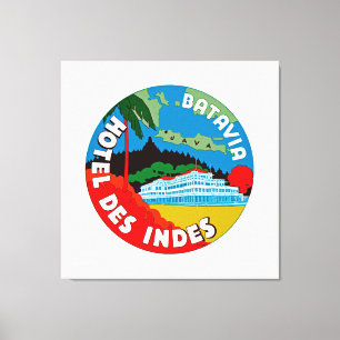 Batavia Hotel Des Indies - XL Leinwanddruck