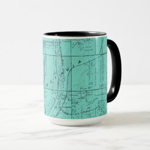 BATAVIA ILLINOIS 1871 KARTE FOX RIVER TAL TASSE
