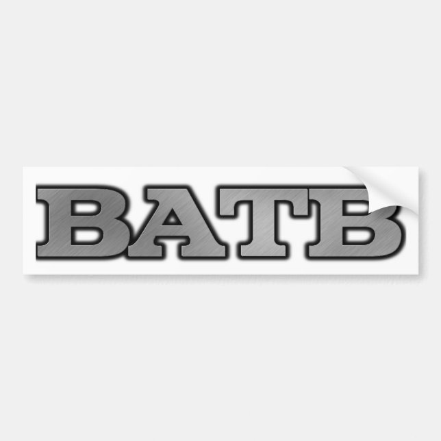 BATB Autoaufkleber (Vorne)