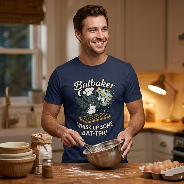 Batbaker Lustiges Backen Wortspiel Süßes Shirt (Von Creator hochgeladen)