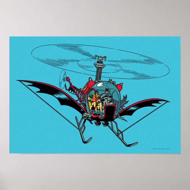 Batcopter Poster (Vorne)