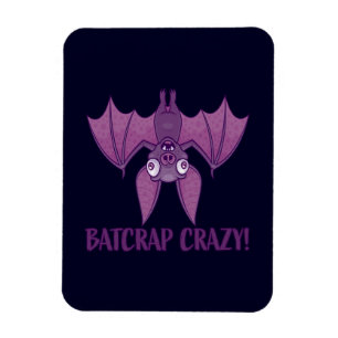 Batcrap Crazy Wacky Cartoon Bat Magnet