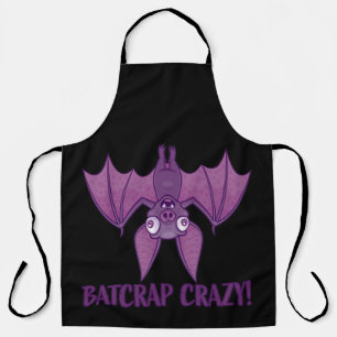 Batcrap Crazy Wacky Cartoon Bat Schürze