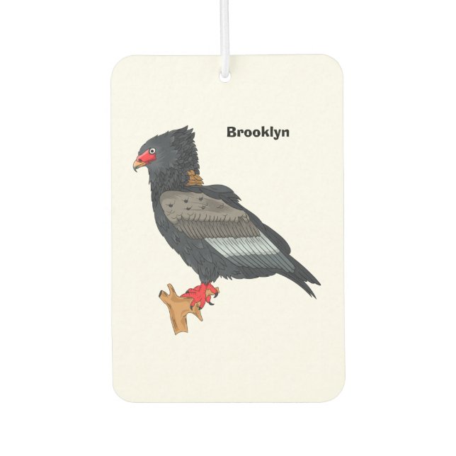 Bateleur Eagle Illustration Autolufterfrischer (Vorderseite)