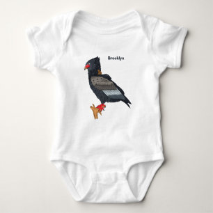 Bateleur Eagle Illustration Baby Strampler