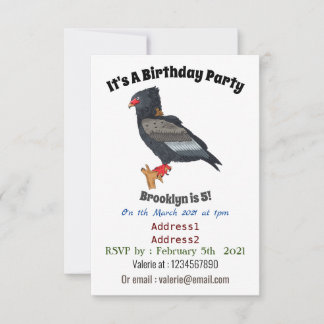 Bateleur Eagle Illustration Einladung