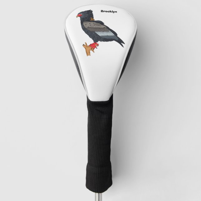 Bateleur Eagle illustration Golf Headcover (Vorderseite)