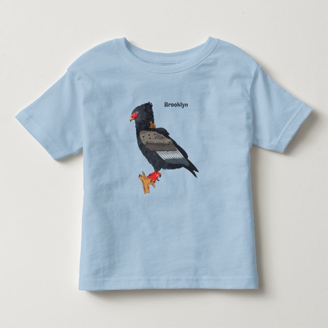 Bateleur Eagle Illustration Kleinkind T-shirt (Vorderseite)