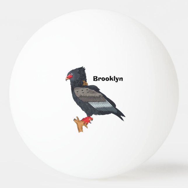 Bateleur Eagle Illustration Tischtennisball (Vorderseite)