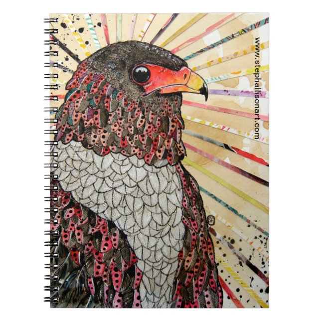 Bateleur Eagle Notizblock (Vorderseite)