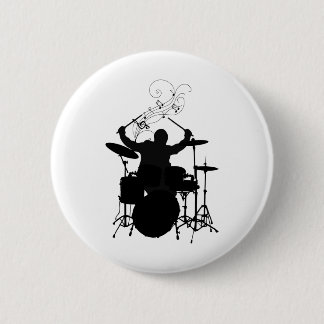 Bateria Silueta con Notas Button