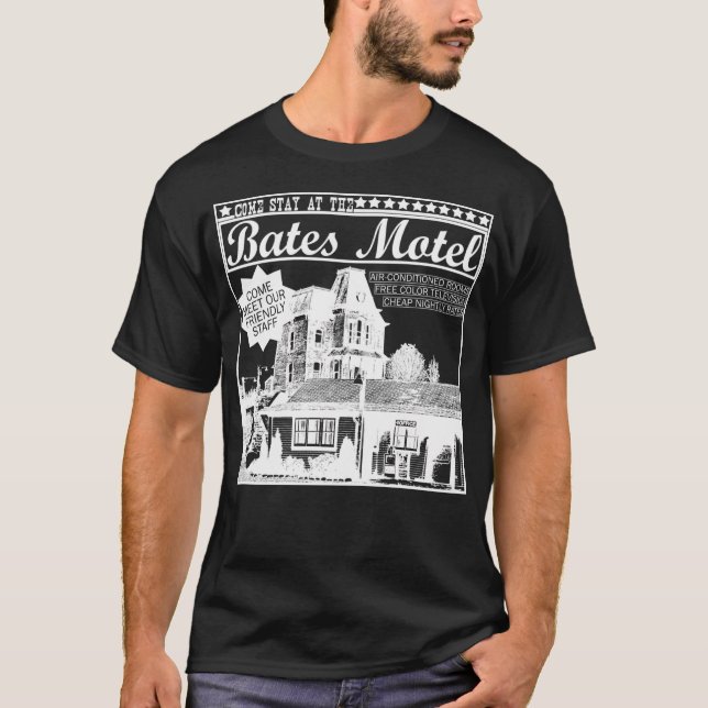 Bates Motel - Weißer Typ T-Shirt (Vorderseite)