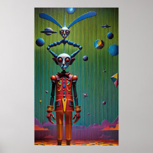 Batferatu und Junge auf Planet Vampiranus Ken Gage Poster