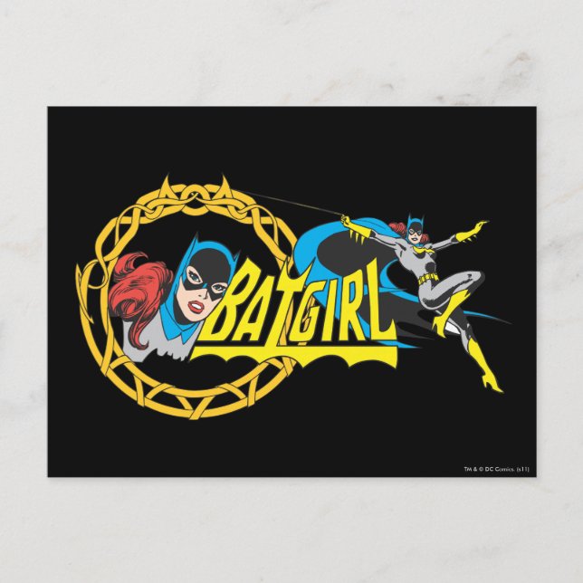 Batgirl Display Postkarte (Vorderseite)